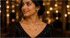 Multicolor Heart Charm Necklace