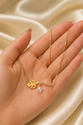 Monstera Spark Necklace