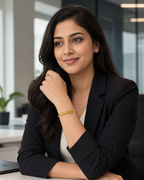 Four-Leaf Clover Row Gold-Plated Kada